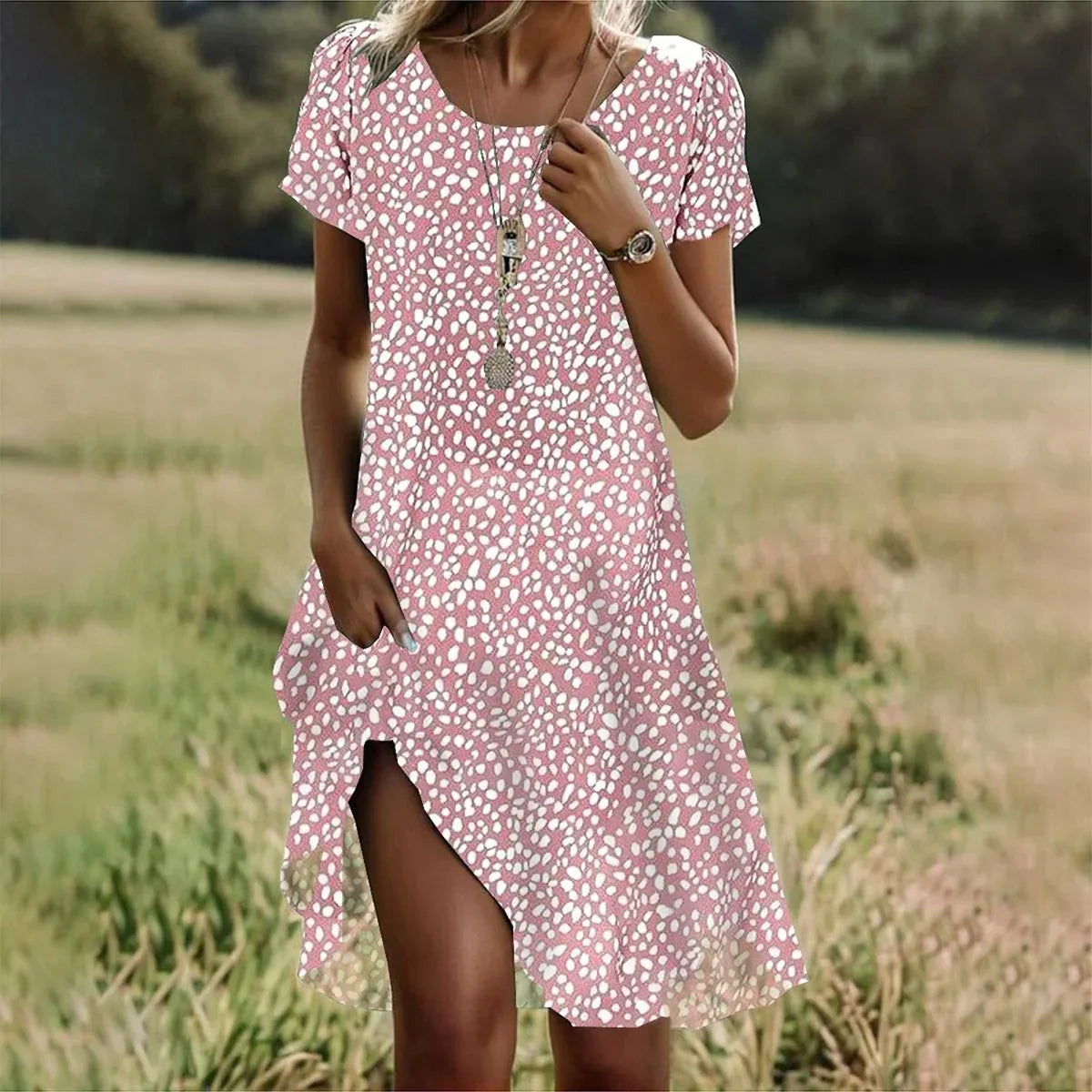 ESME – PRINT WOMEN'S DRESS DRESS