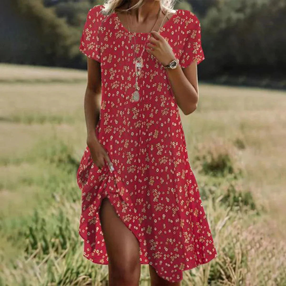 ESME – PRINT WOMEN'S DRESS DRESS