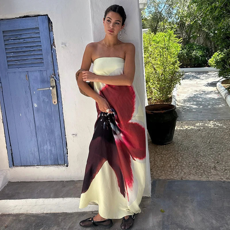 CLARA – CUTENOVA SEXY STRAPLESS DRESS