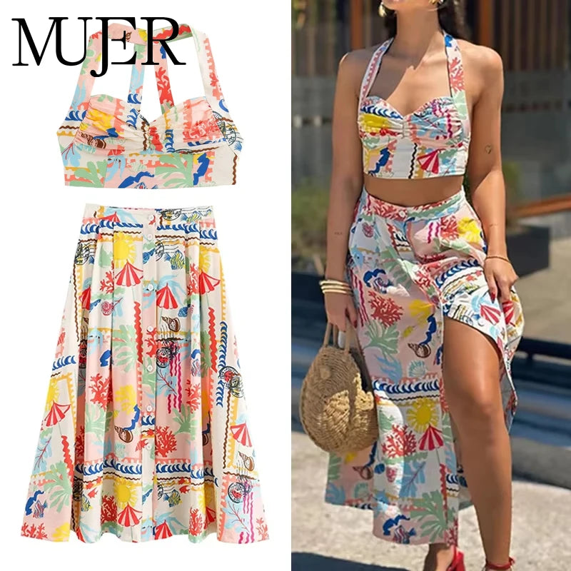 LUNA – MUJER PATCHWORK PRINT DRESS