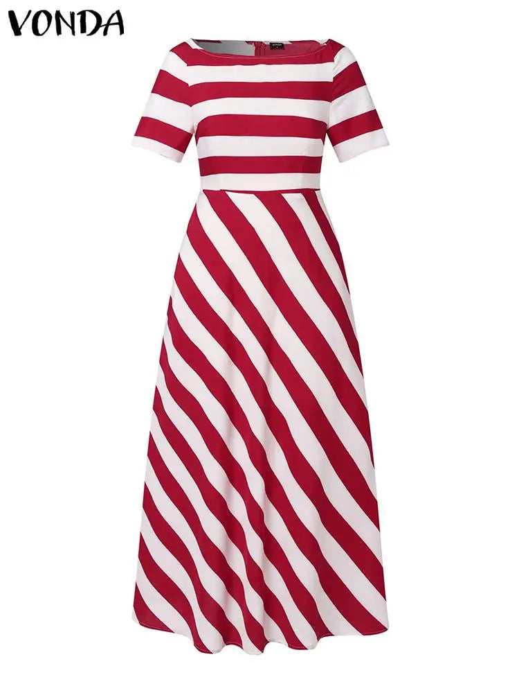 ALMA – STRIPE MAXI DRESS DRESS
