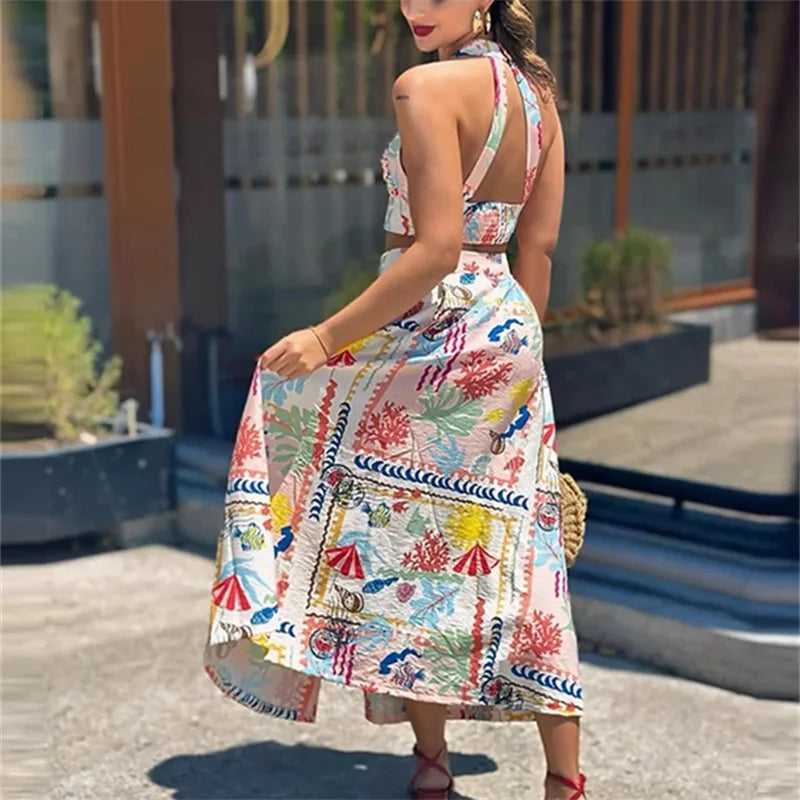 LUNA – MUJER PATCHWORK PRINT DRESS