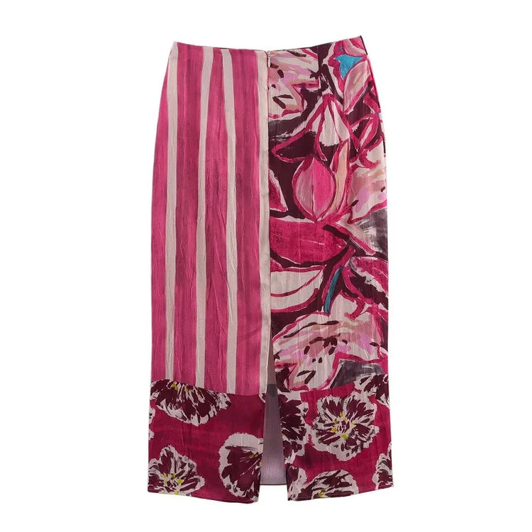 NORA – MUJER PRINT SATIN DRESS