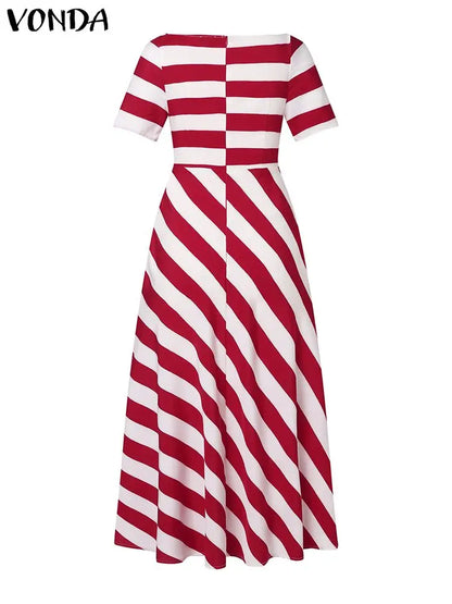 ALMA – STRIPE MAXI DRESS DRESS