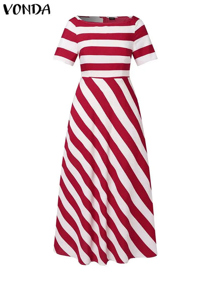 ALMA – STRIPE MAXI DRESS DRESS