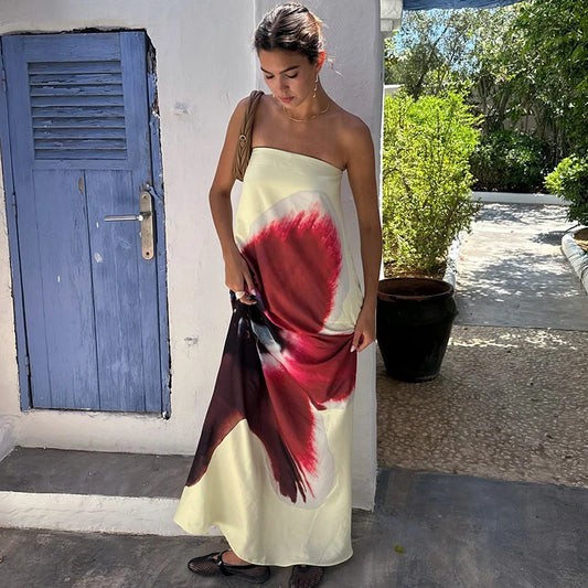 CLARA – CUTENOVA SEXY STRAPLESS DRESS